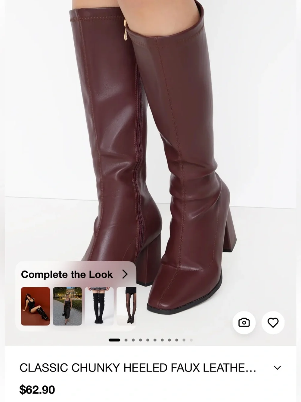 Cider Tall Brown Over-the-Knee Block Heel Boots